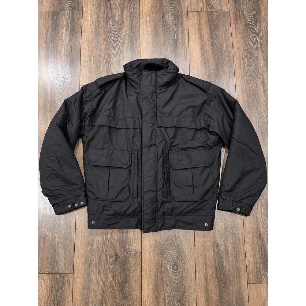 Vintage Spiewak Golden Fleece L Black Thinsulate Public Safety Jacket